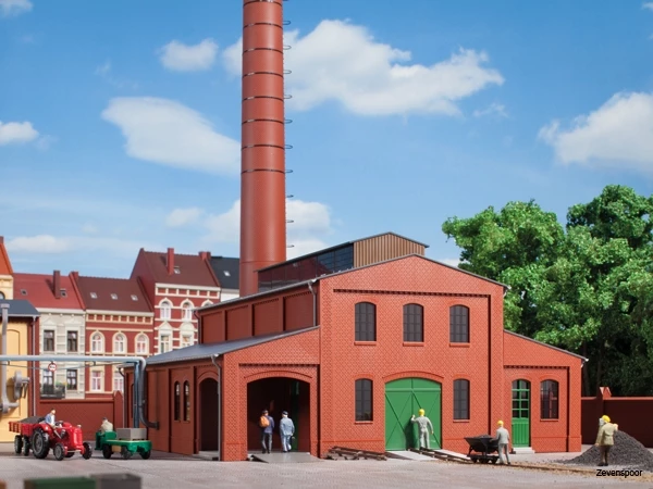 11431 Auhagen HO Heizhaus Mit Schornstein 1 11431 Auhagen HO Heizhaus Mit Schornstein