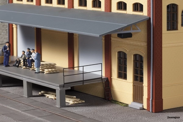 11436 Auhagen HO Lagerhaus-Halbrelief 2 11436 Auhagen HO Lagerhaus-Halbrelief - Afbeelding 2