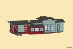 11448 Auhagen HO Bahnhof Deinste