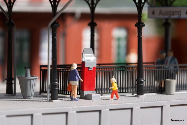 11452 Auhagen Bahnhofsausstattung 3 11452 Auhagen Bahnhofsausstattung - Afbeelding 3