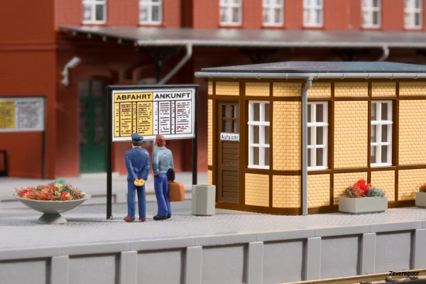 11452 Auhagen Bahnhofsausstattung 4 11452 Auhagen Bahnhofsausstattung - Afbeelding 4