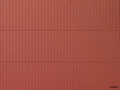 52430 Auhagen HO 1 Dekorplatte Wellblech Rotbraun Lose