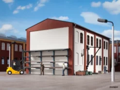 80107 Auhagen HO Stangenlager, Wandkran