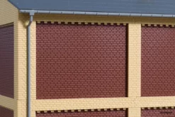 80526 Auhagen HO Wände 2532D Rot