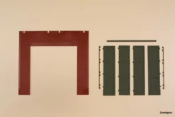 80533 Auhagen Wände 2579A, Tore T Grün