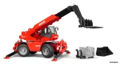 2129 Bruder Manitou Teleskopstapler MRT2150+ Zub. -Modelfiguren Verkoop 2024 BR2129 2
