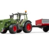 2182 Bruder Fendt Vario 211 Met Voorlader En Kiepwagen