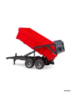 2211 Bruder Wannenkippanhänger Mit Automatikrückwand