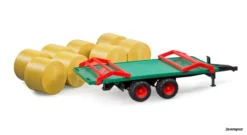 2220 Bruder Ballentransportanh. M. 8 Rundballen -Modelfiguren Verkoop 2024 BR2220 2