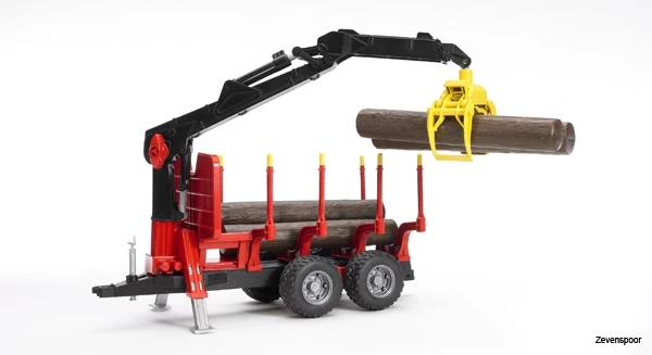 2252 Bruder Rückanhänger Mit Ladekran+ Holzgreifer 1 2252 Bruder Rückanhänger Mit Ladekran+ Holzgreifer