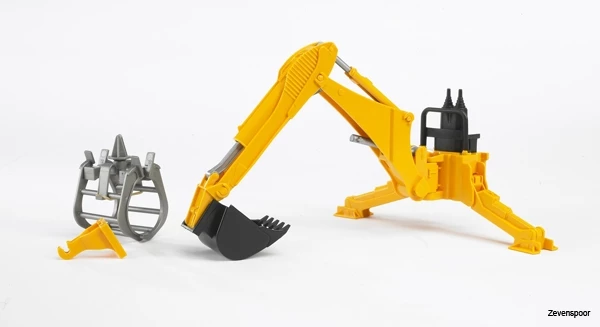 2338 Bruder Zubehör: Heckbagger M. Greifer 2 2338 Bruder Zubehör: Heckbagger M. Greifer - Afbeelding 2