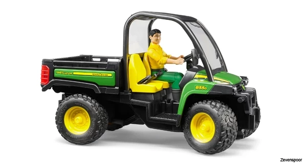 2490 Bruder John Deere Gator 8550 Mit Fahrer 2 2490 Bruder John Deere Gator 8550 Mit Fahrer - Afbeelding 2