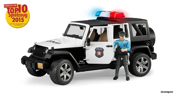 2526 Bruder Jeep Wrangler UR Polizei+L&S+Polizist 1 2526 Bruder Jeep Wrangler UR Polizei+L&S+Polizist