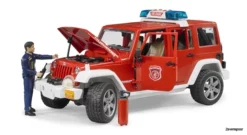 2528 Bruder Jeep Wrangler Unlimited Rub. Feuerwehr 5 2528 Bruder Jeep Wrangler Unlimited Rub. Feuerwehr -Modelfiguren Verkoop 2024 BR2528 2