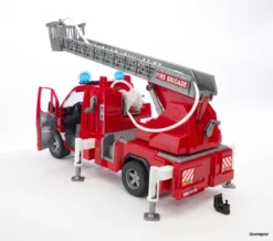 2532 Bruder MB Sprinter Feuerwehr Mit Drehleiter Und Pumpe
