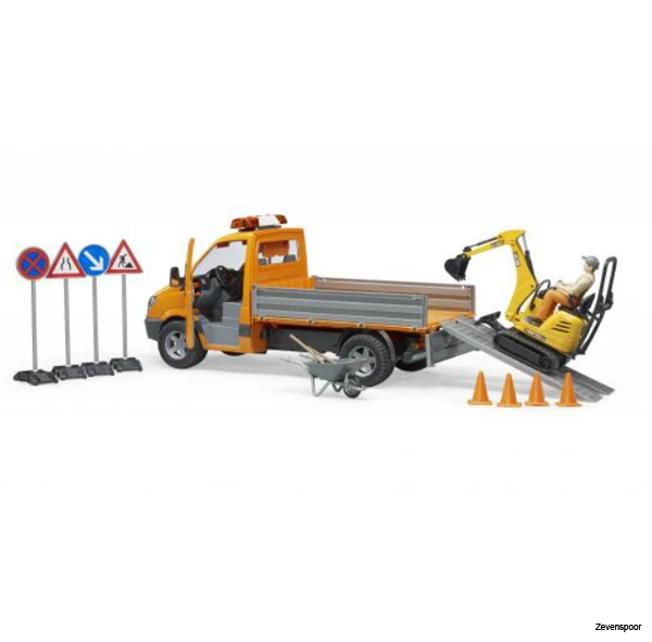 2537 Bruder MB Sprinter Wegenbouw Met Licht En Geluid 1:16 3 2537 Bruder MB Sprinter Wegenbouw Met Licht En Geluid 1:16 - Afbeelding 3