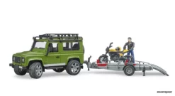 2589 Bruder Land Rover Defender Mit Anhänger -Modelfiguren Verkoop 2024 BR2589 2