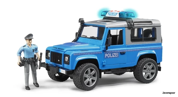 2597 Bruder Land Rover Station Wagon Polizei+L&S 1 2597 Bruder Land Rover Station Wagon Polizei+L&S