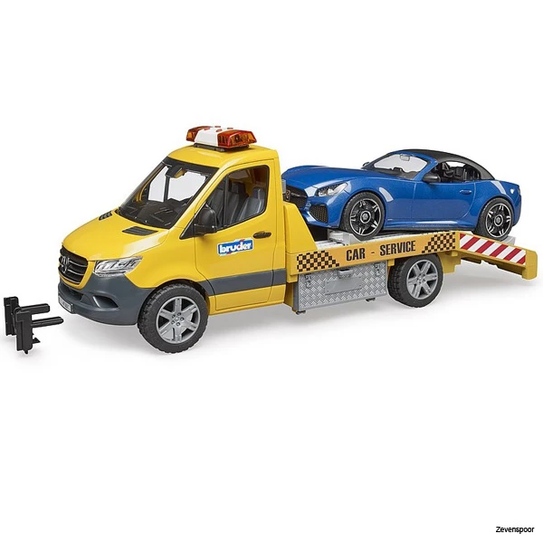 2675 Bruder MB Sprinter Autotransporter Met Licht- En Geluidsmodule En Roadster 1 2675 Bruder MB Sprinter Autotransporter Met Licht- En Geluidsmodule En Roadster