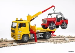 2750 Bruder MAN TGA Abschlepp-LKW Mit Geländewagen 5 2750 Bruder MAN TGA Abschlepp-LKW Mit Geländewagen -Modelfiguren Verkoop 2024 BR2750 2