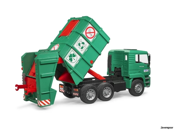 2753 Bruder MAN TGA Müll-LKW Grün 6 2753 Bruder MAN TGA Müll-LKW Grün - Afbeelding 6