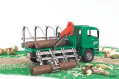 2769 Bruder MAN TGA Holztransport-LKW Mit Ladekran