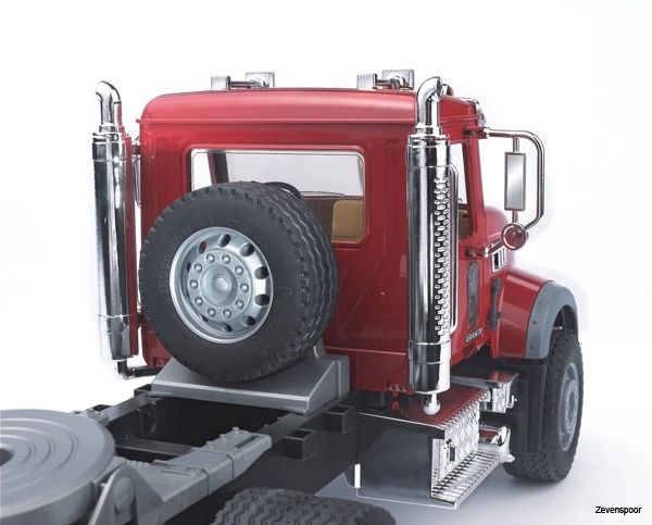 2813 Bruder MACK Granite LKW , Tieflader +Bagger 2 2813 Bruder MACK Granite LKW , Tieflader +Bagger - Afbeelding 2