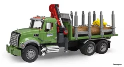 2824 Bruder MACK Granite Holztransport LKW+Ladekran 5 2824 Bruder MACK Granite Holztransport LKW+Ladekran -Modelfiguren Verkoop 2024 BR2824 2