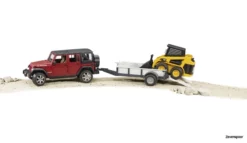 2925 Bruder JEEP Wrangler UR Mit Anhänger Und CAT Kompaktlader 9 2925 Bruder JEEP Wrangler UR Mit Anhänger Und CAT Kompaktlader -Modelfiguren Verkoop 2024 BR2925 4