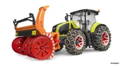 3017 Bruder Claas Axion 950+Schneeketten Und -fräse -Modelfiguren Verkoop 2024 BR3017 2