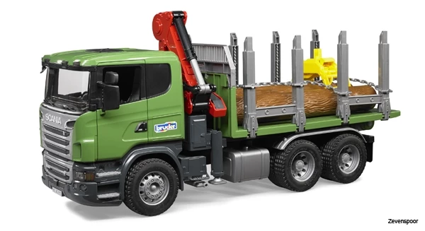 3524 Bruder SCANIA R-Serie Holztransport LKW,Ladekr. 3 3524 Bruder SCANIA R-Serie Holztransport LKW,Ladekr. - Afbeelding 3