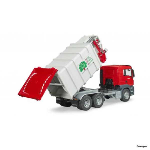 3761 Bruder MAN TGS Seitenlader Müll-LKW 2 3761 Bruder MAN TGS Seitenlader Müll-LKW - Afbeelding 2