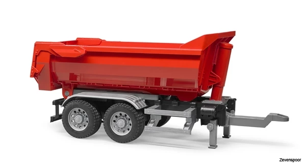3923 Bruder LKW Half Pipe-Anhänger 2 3923 Bruder LKW Half Pipe-Anhänger - Afbeelding 2