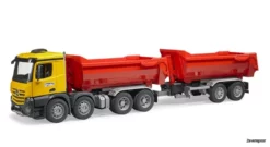 3923 Bruder LKW Half Pipe-Anhänger 9 3923 Bruder LKW Half Pipe-Anhänger -Modelfiguren Verkoop 2024 BR3923 3