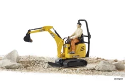 62002 Bruder Mikrobagger 8010CTS + Bauarbeiter -Modelfiguren Verkoop 2024 BR62002 2