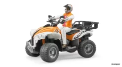 63000 Bruder Bworld Figurenset-Quad Mit Fahrer