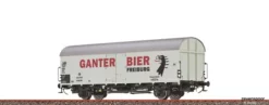 47639 Brawa H0 Kühlwagen Tnfs 38 DB, Epoche III, Ganter Bier
