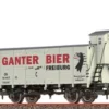 49871 Brawa H0 Gedeckter Güterwagen [P] Bierwagen DB, Epoche III, Ganter