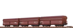 50877 Brawa H0 Set (3er) Offener Güterwagen Fals DB AG, Epoche IV