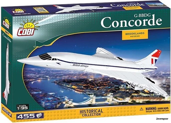 1917 Cobi Bouw Sets Concorde G-bbdg Abs 455-delig 1 1917 Cobi Bouw Sets Concorde G-bbdg Abs 455-delig