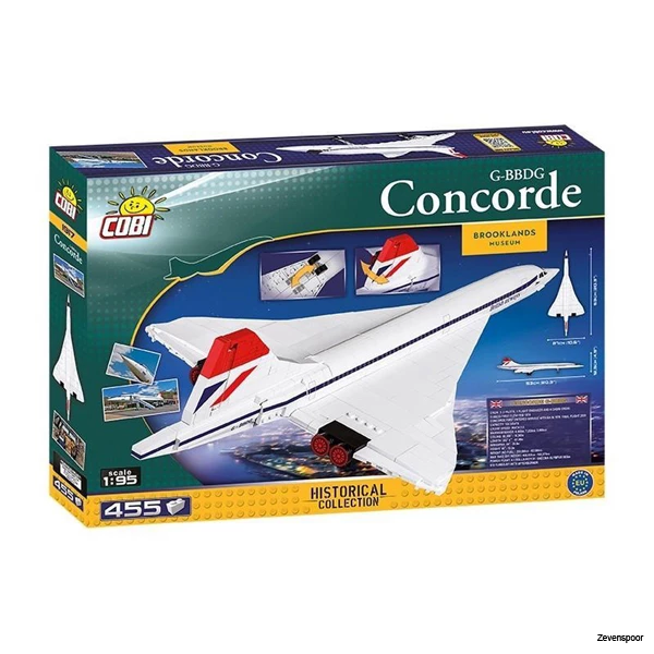 1917 Cobi Bouw Sets Concorde G-bbdg Abs 455-delig 2 1917 Cobi Bouw Sets Concorde G-bbdg Abs 455-delig - Afbeelding 2