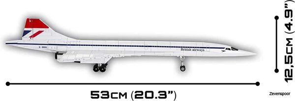 1917 Cobi Bouw Sets Concorde G-bbdg Abs 455-delig 7 1917 Cobi Bouw Sets Concorde G-bbdg Abs 455-delig - Afbeelding 7