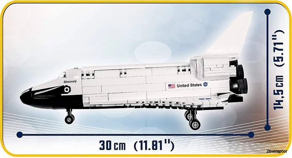 21076A Cobi Bouw Sets Smithsonian SpaceShuttle Discovery 3 21076A Cobi Bouw Sets Smithsonian SpaceShuttle Discovery - Afbeelding 3