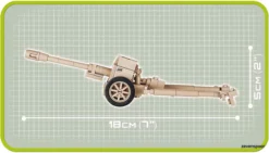 2252 Cobi Bouw Sets WW2 PAK 40 Kanon -Modelfiguren Verkoop 2024 CO2252 2