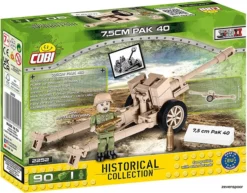 2252 Cobi Bouw Sets WW2 PAK 40 Kanon -Modelfiguren Verkoop 2024 CO2252 5