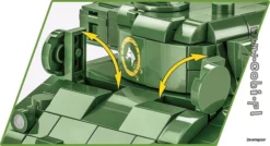 2276 Cobi Bouw Sets Sherman IC Firefly Hybrid -Modelfiguren Verkoop 2024 CO2276 4