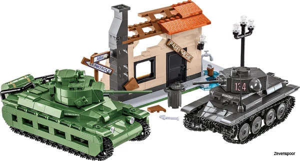 2284 Cobi Bouw Sets Historical Collection World War II 2284 38 (T) & Matilda 2284 1 2284 Cobi Bouw Sets Historical Collection World War II 2284 38 (T) & Matilda 2284