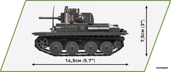 2284 Cobi Bouw Sets Historical Collection World War II 2284 38 (T) & Matilda 2284 6 2284 Cobi Bouw Sets Historical Collection World War II 2284 38 (T) & Matilda 2284 - Afbeelding 6