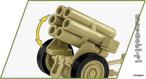 2291 Cobi Bouw Sets 15 Cm Nebelwerfer 41 4 2291 Cobi Bouw Sets 15 Cm Nebelwerfer 41 - Afbeelding 4