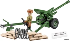 2293 Cobi Bouw Sets Historical Collection World War II 2293 ZIS-3 Soviet 2293 -Modelfiguren Verkoop 2024 CO2293 4